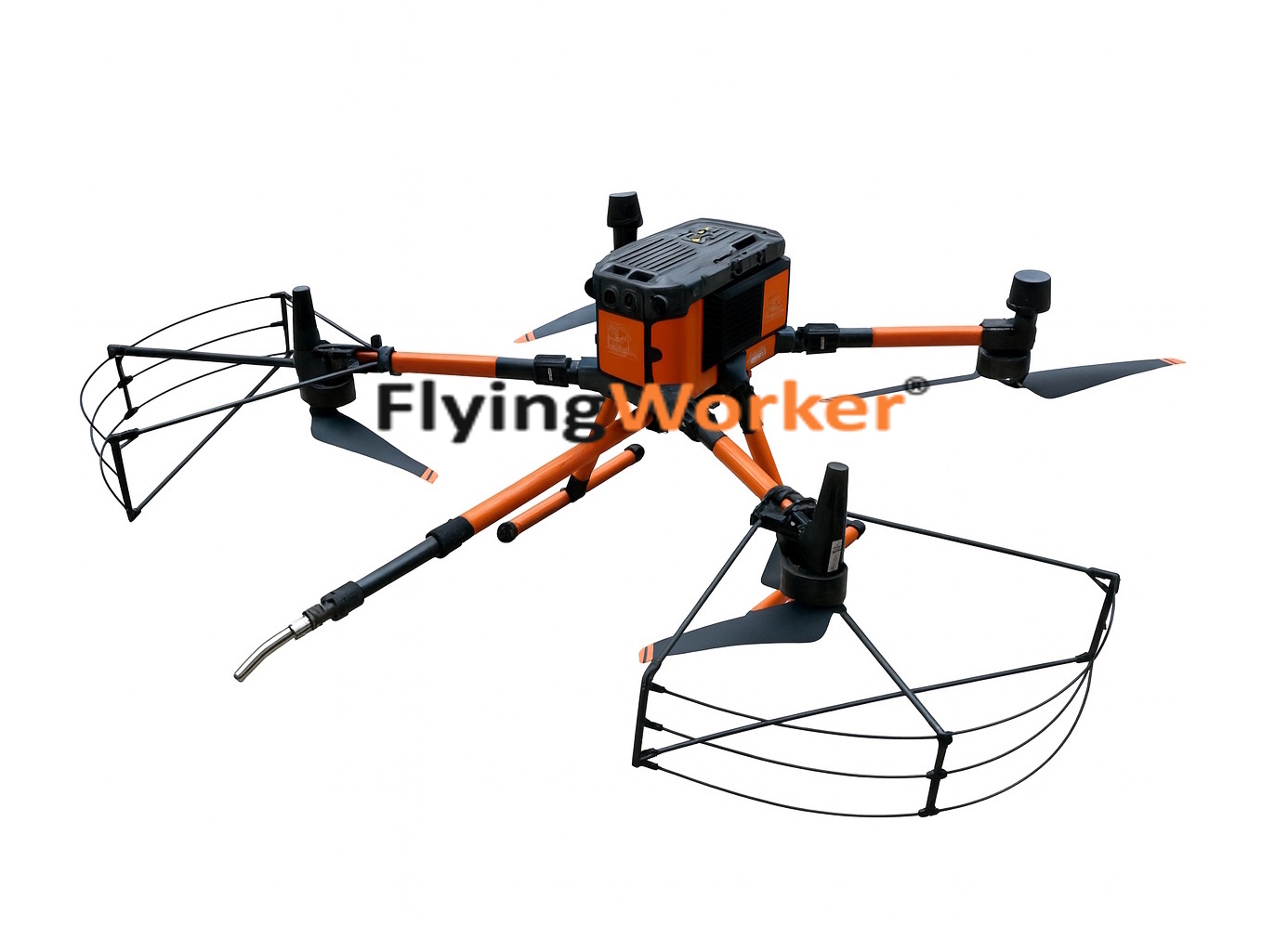 DJI Matrice 350 Reinigungsdrohne mit Hochdrucklanze & Schlauch Reinigungsset