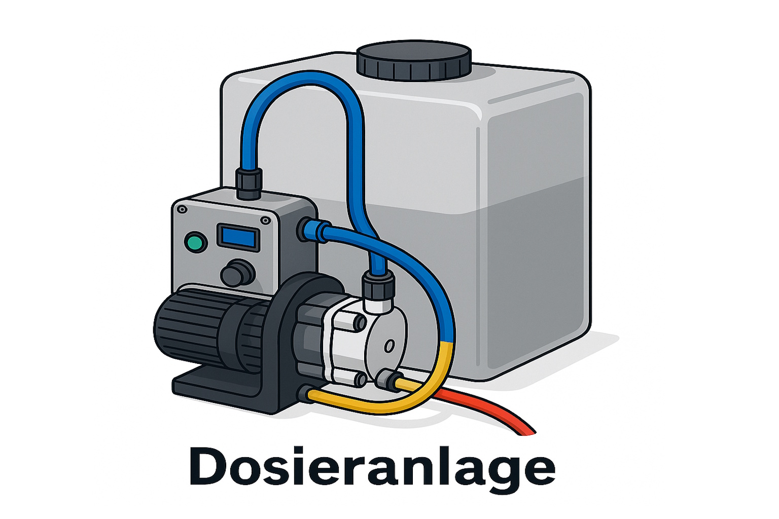 Dosieranlage Konzentrationen Kreislauf 1: bis 1:6<br> Konzentrationen Kreislauf 2: bis 1:30